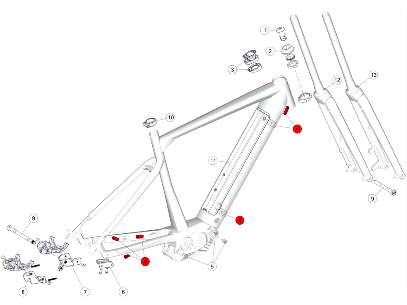 BMC Guide Câble 25 Pour 257 / Alpenchallenge AMP AL 302098 5 BMC Guide Câble 25 Pour 257 / Alpenchallenge AMP AL 302098 – Image 3