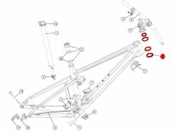 Composants VTT Soldes Magasin -Composants VTT Soldes Magasin bmc jeu de direction pour fourstroke 01 twostroke 01 twostroke al 301737 1