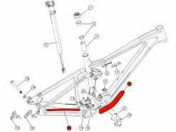 BMC Protections Tube Diagonal + Chaîne Speedfox Agonist 301199 -Composants VTT Soldes Magasin bmc protections tube diagonal chaine speedfox agonist 301199 1