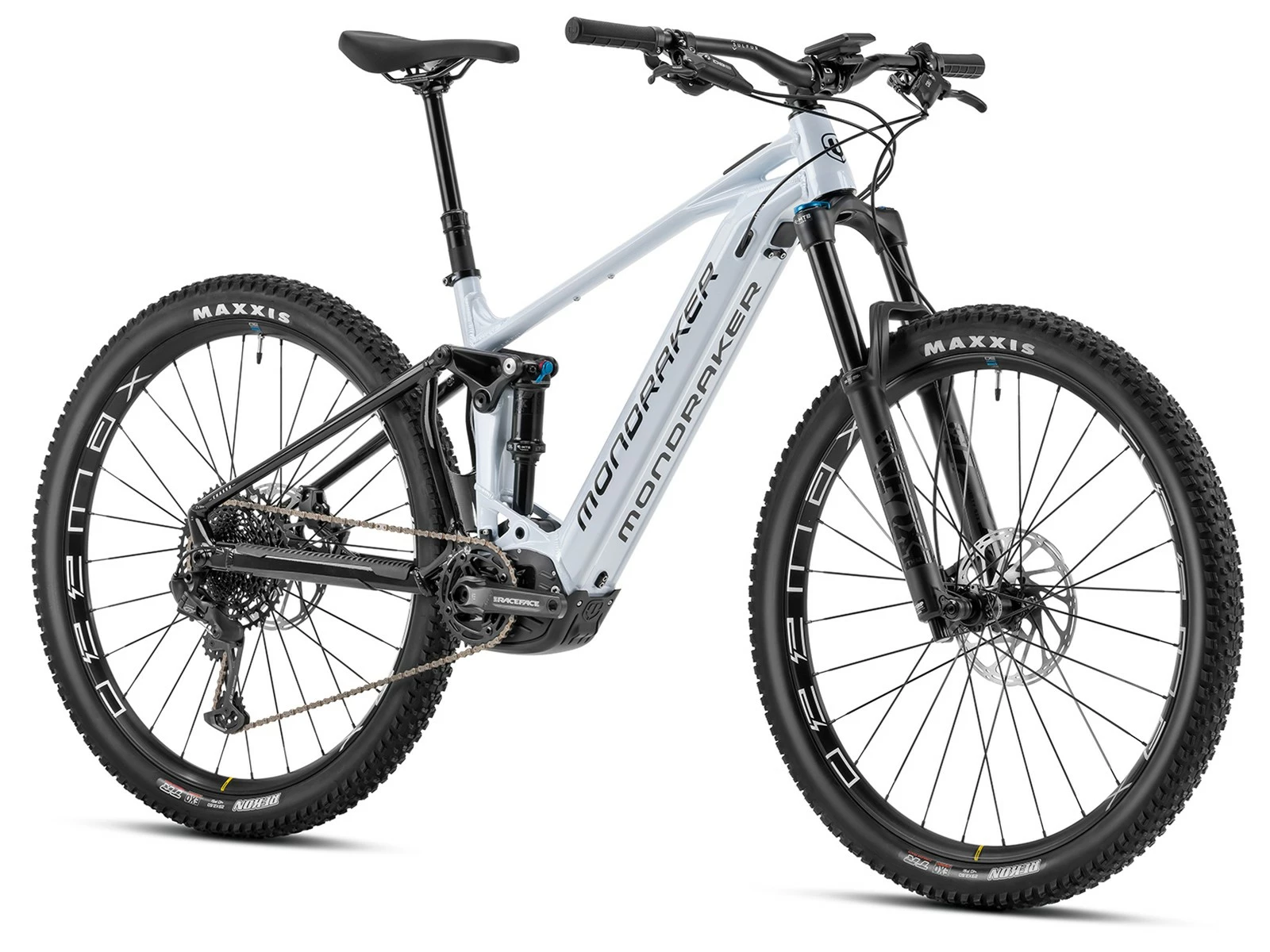 MONDRAKER Chaser R VTTAE White Black 2023 4 MONDRAKER Chaser R VTTAE White Black 2023 – Image 2