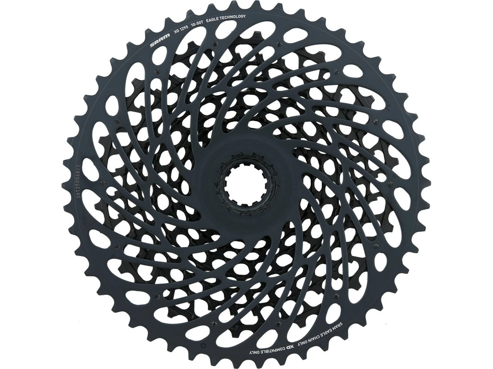 SRAM Cassette X01 Eagle 12v XG-1295 Black 10-50D 4 SRAM Cassette X01 Eagle 12v XG-1295 Black 10-50D – Image 2