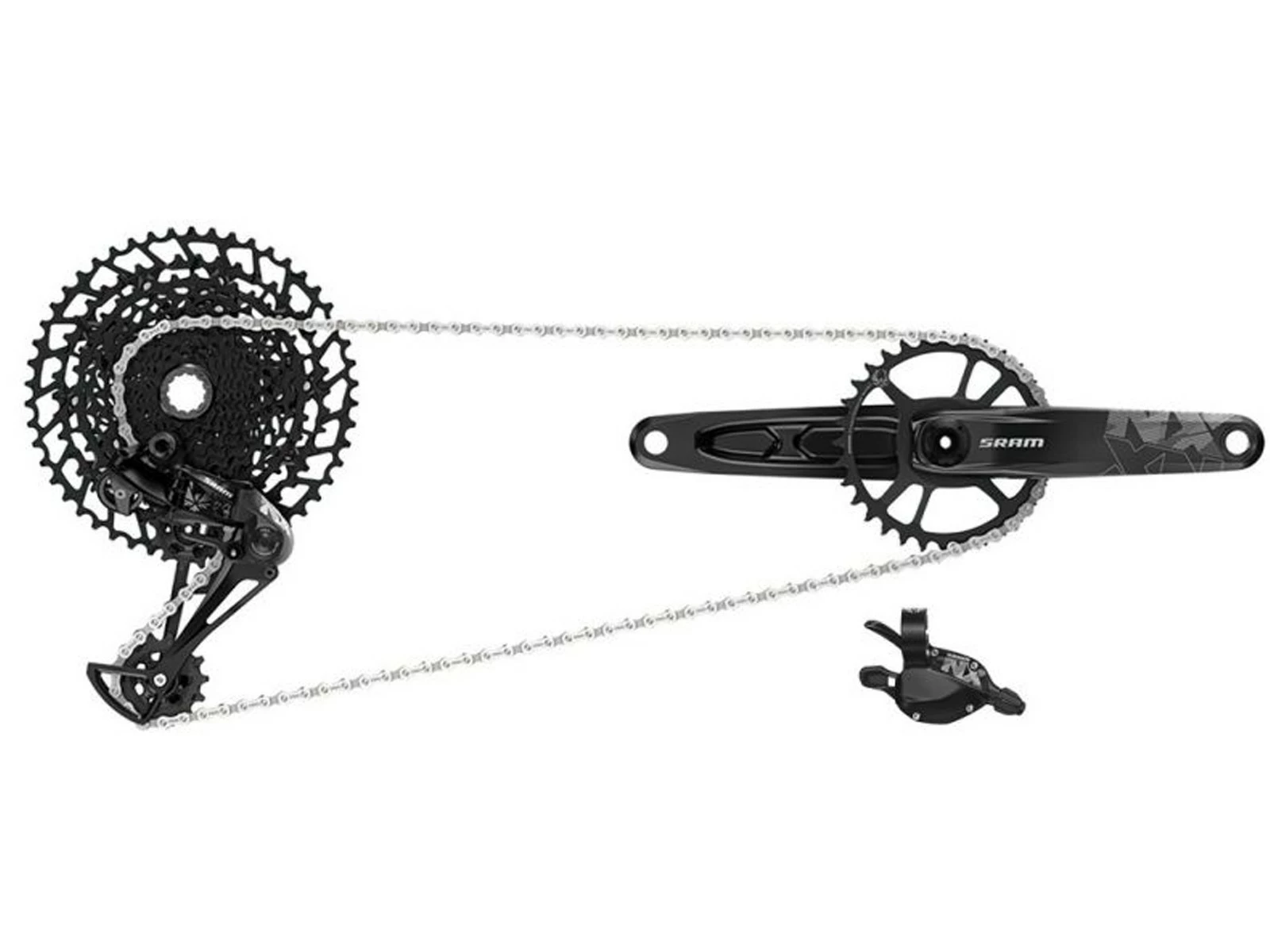 SRAM Groupe Sram NX Eagle Mono DUB 12v 32 Dents 175mm 3 SRAM Groupe Sram NX Eagle Mono DUB 12v 32 Dents 175mm