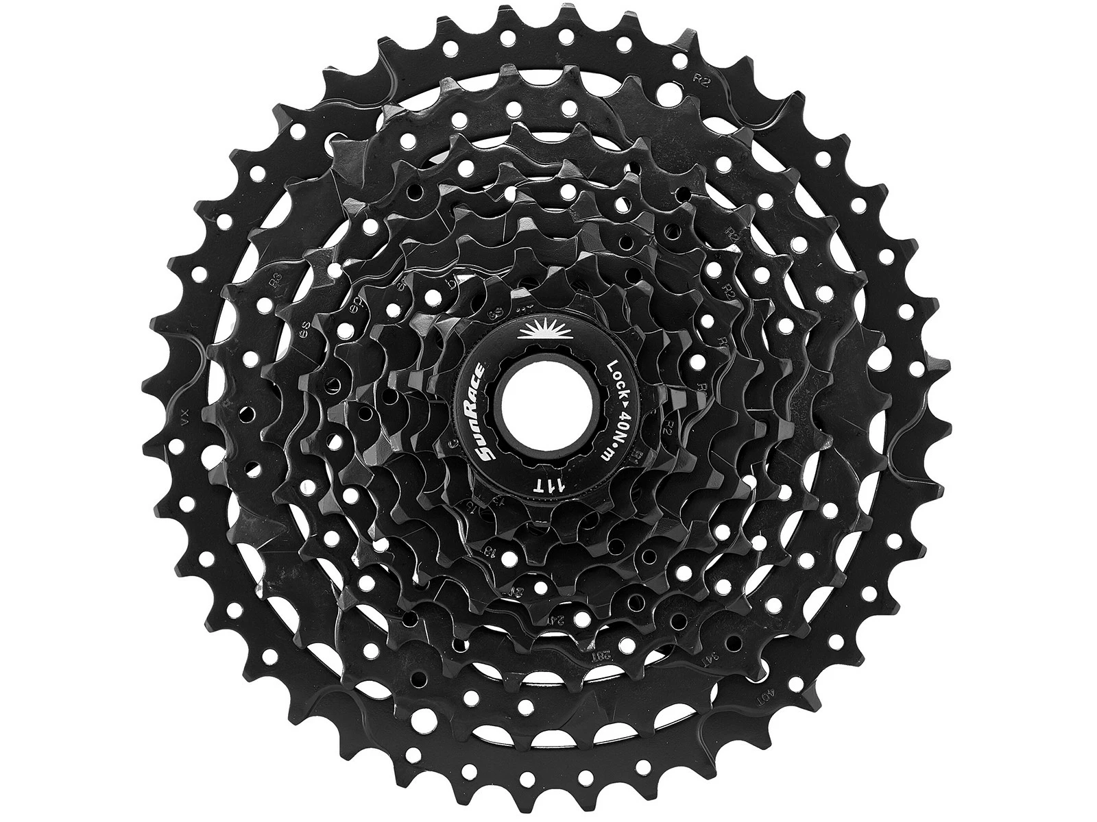 SUNRACE CSM980 9AX Cassette 9 Vitesses 11-40 Dents Black - Silver 3 SUNRACE CSM980 9AX Cassette 9 Vitesses 11-40 Dents Black - Silver