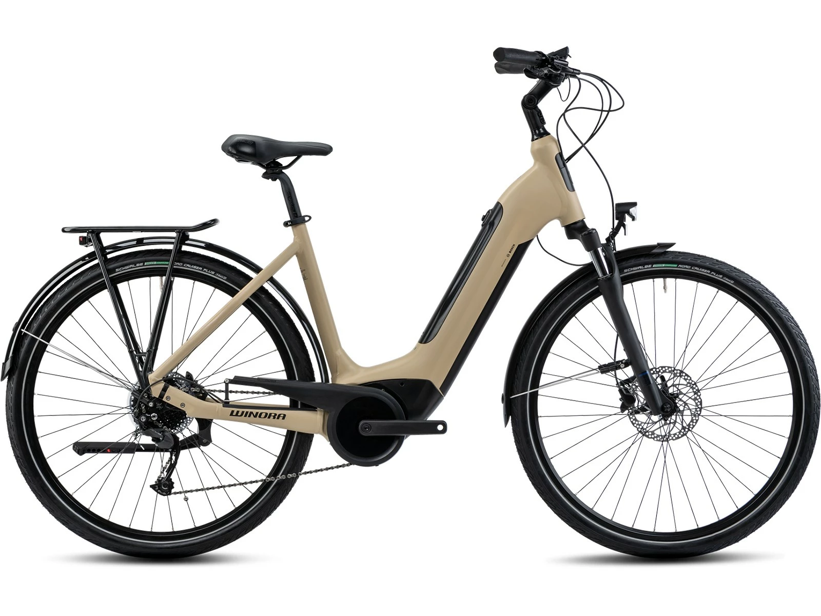 WINORA Tria 9 Iced Coffee Bosch Active Plus 500WH Vélo électrique 2022 3 WINORA Tria 9 Iced Coffee Bosch Active Plus 500WH Vélo électrique 2022